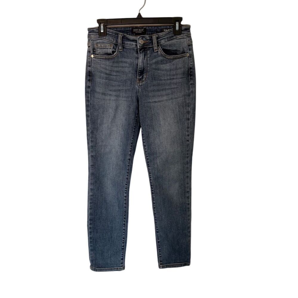 Judy Blue Women's Mid-Rise Skinny Jeans Medium Wash Denim Size 5/27 Standard